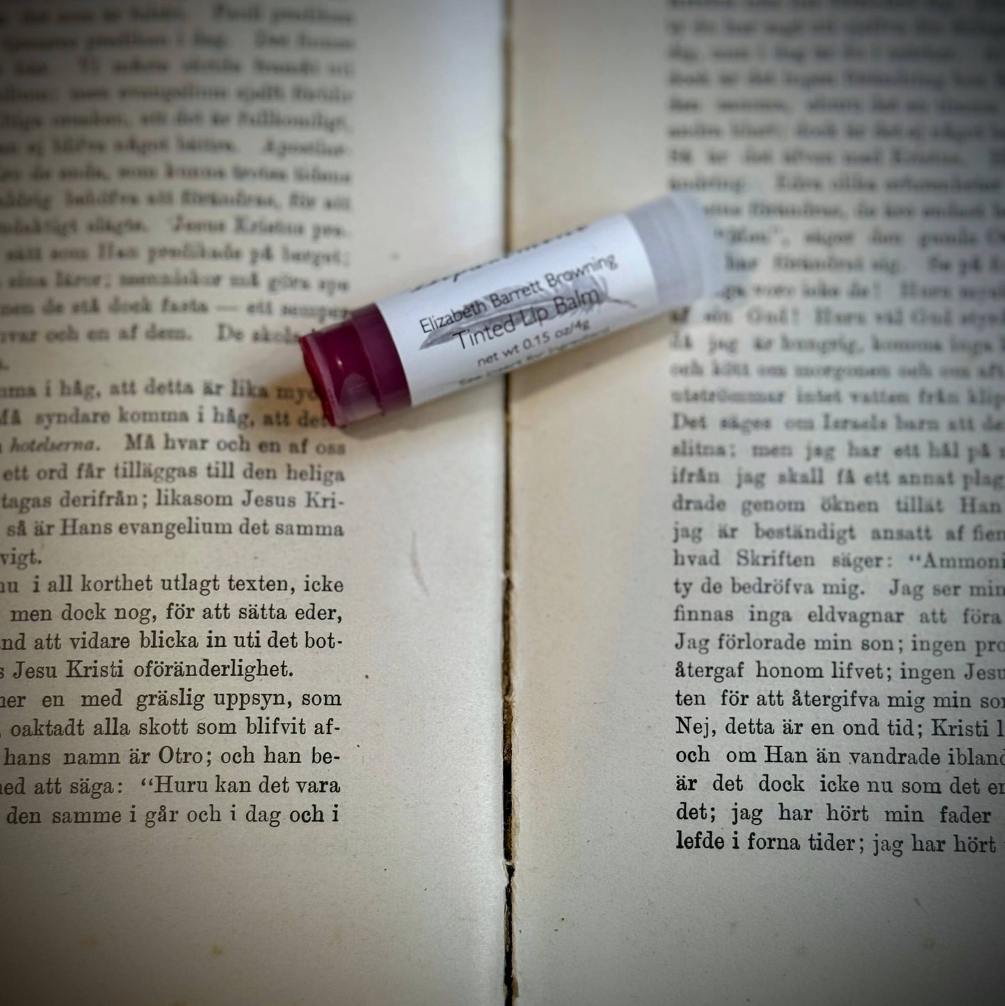The Poetry Department tinted lip balm