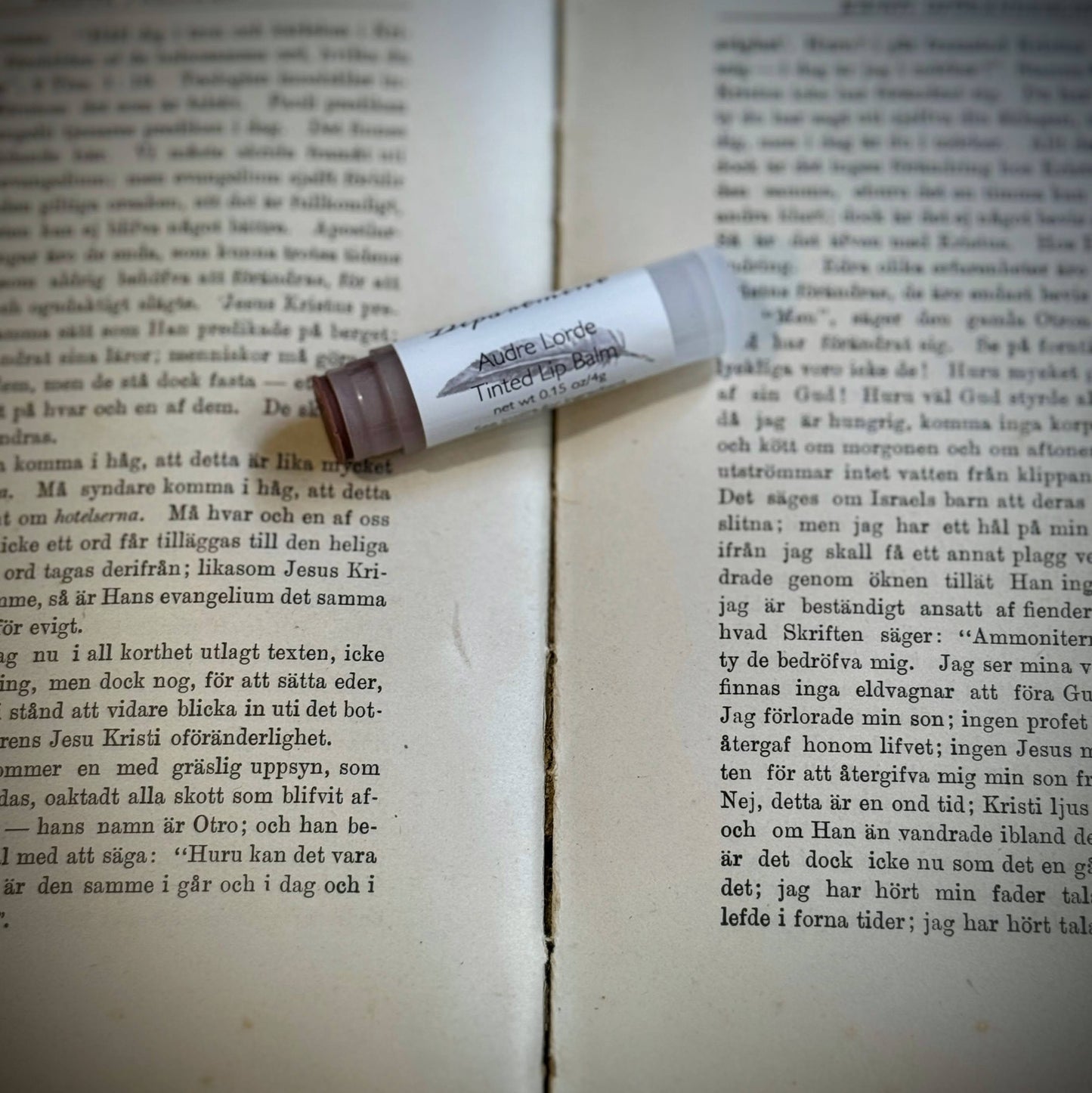 The Poetry Department tinted lip balm