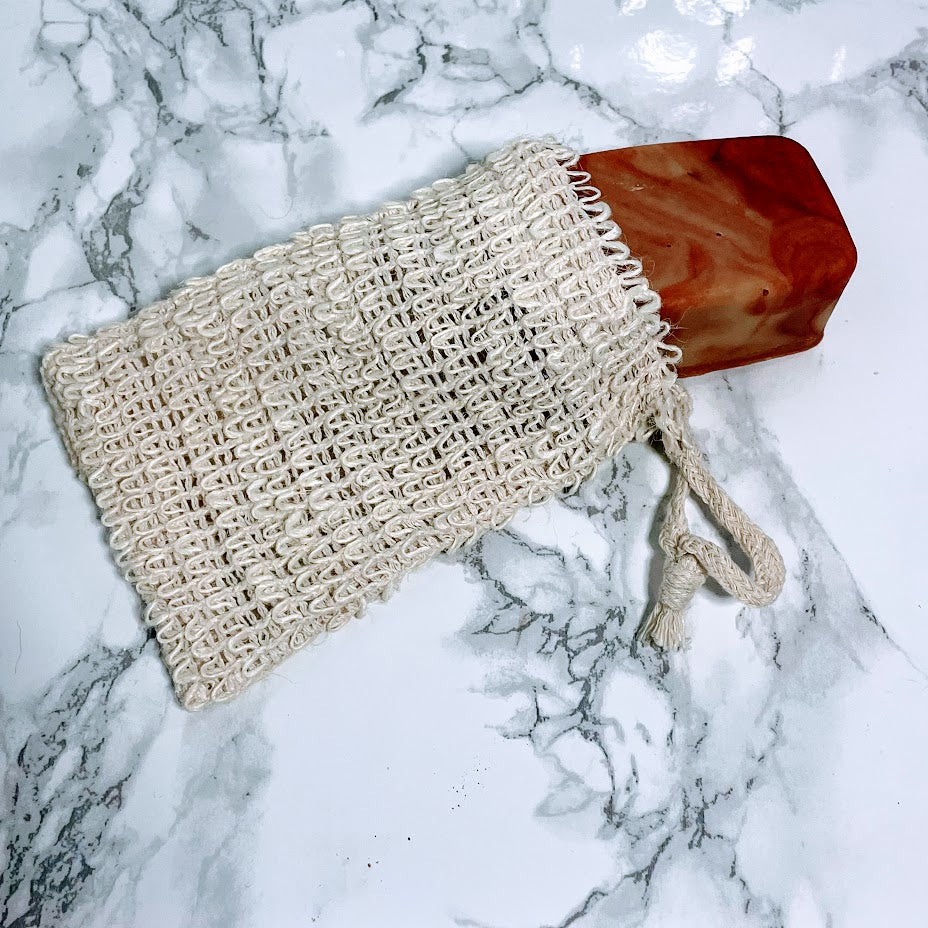 Sisal soap saver bag